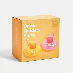 NEW Sunny Life Inflatable pool Drink holder set